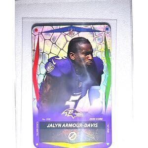 2025 UNO Elite NFL JALYN ARMOUR-DAVIS #008 VIPER Foil SSP Ravens